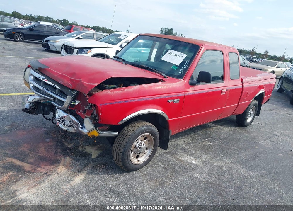 1998 FORD RANGER SUPER CAB VIN: 1FTYR14U2WPB03559