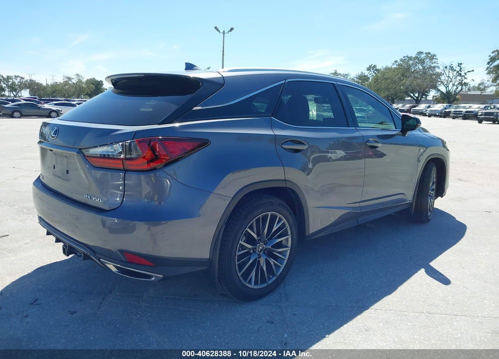 2022 LEXUS RX 350 F SPORT HANDLING VIN: 2T2YZMDA3NC359936