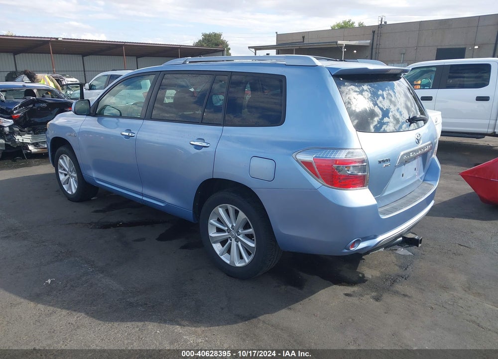 2008 TOYOTA HIGHLANDER HYBRID VIN: JTEEW41A382016501