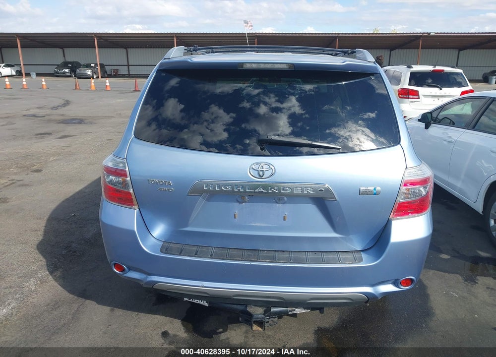 2008 TOYOTA HIGHLANDER HYBRID VIN: JTEEW41A382016501