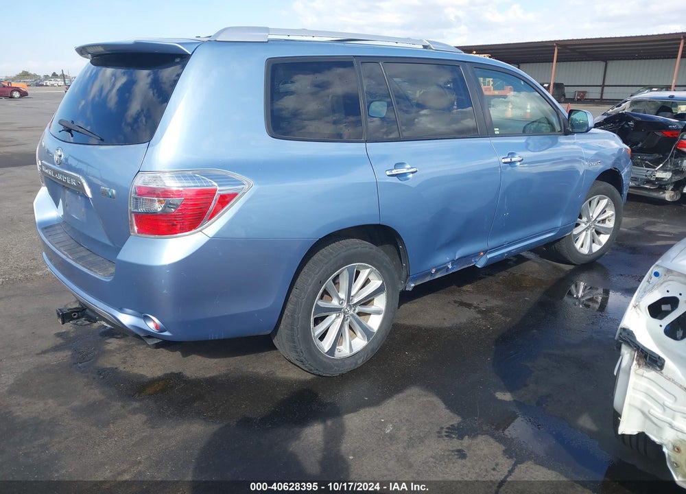 2008 TOYOTA HIGHLANDER HYBRID VIN: JTEEW41A382016501