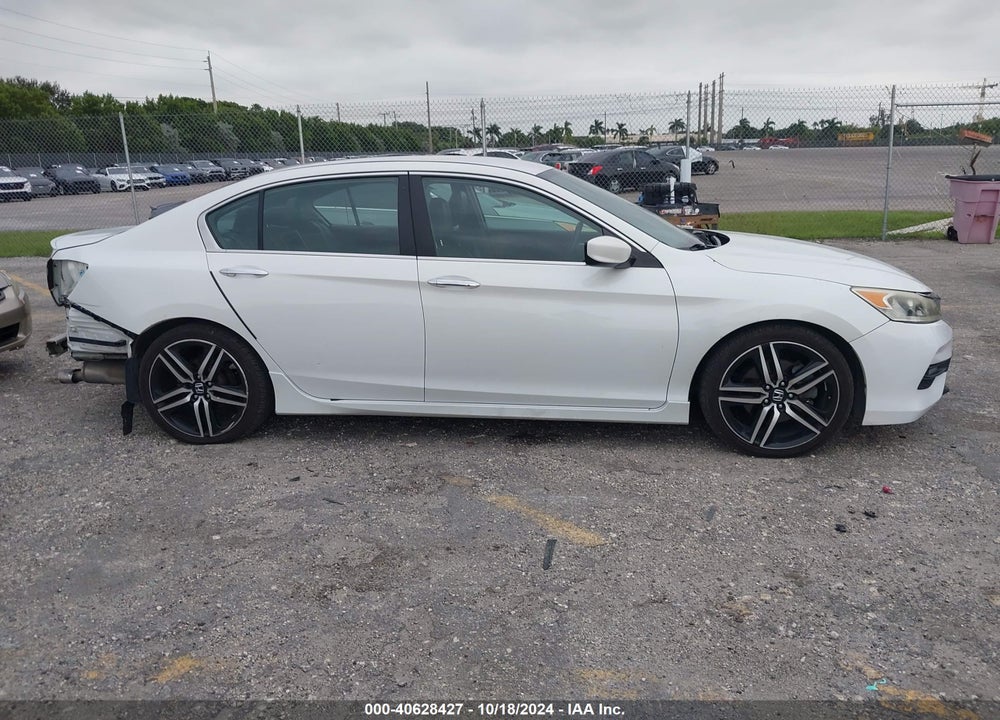 2016 HONDA ACCORD SPORT VIN: 1HGCR2F55GA157823