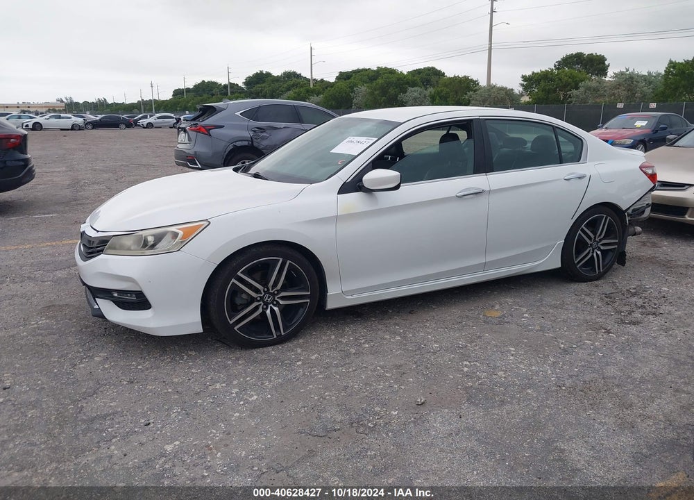 2016 HONDA ACCORD SPORT VIN: 1HGCR2F55GA157823