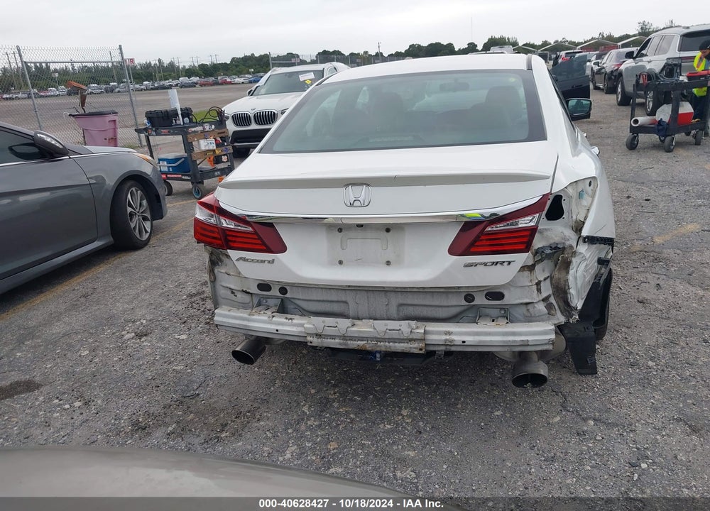 2016 HONDA ACCORD SPORT VIN: 1HGCR2F55GA157823