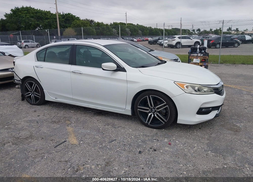 2016 HONDA ACCORD SPORT VIN: 1HGCR2F55GA157823