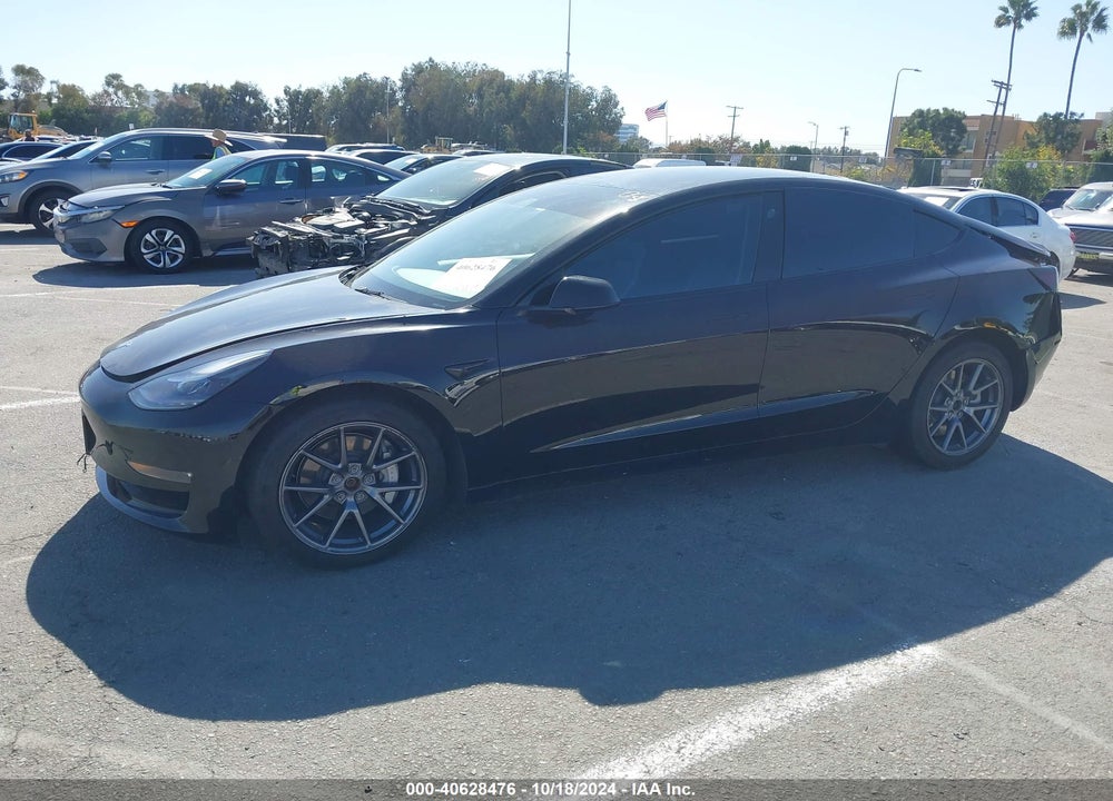 2022 TESLA MODEL 3 LONG RANGE DUAL MOTOR ALL-WHEEL DRIVE VIN: 5YJ3E1EB8NF139249