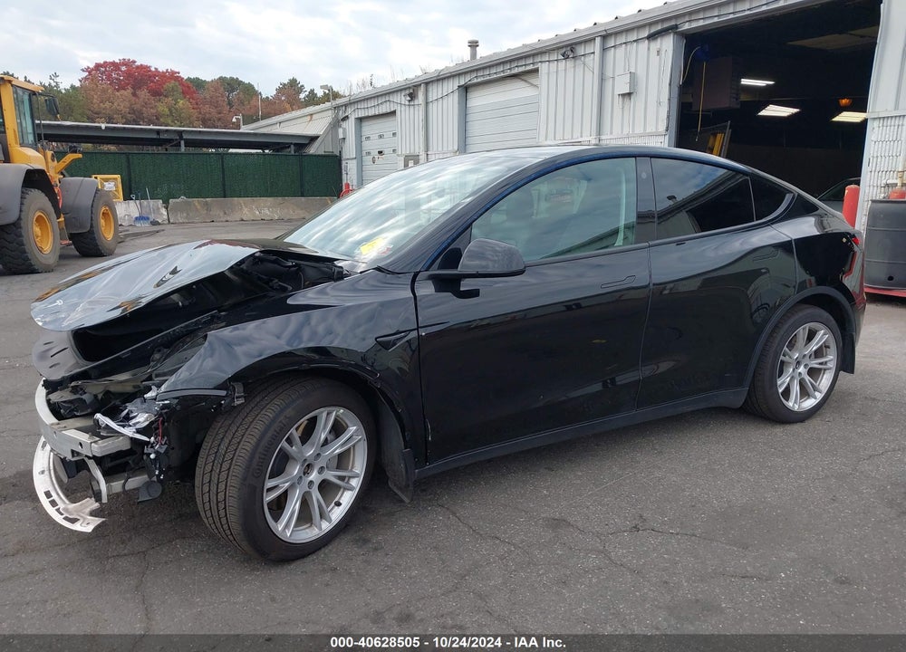2021 TESLA MODEL Y LONG RANGE DUAL MOTOR ALL-WHEEL DRIVE VIN: 5YJYGDEE7MF259179