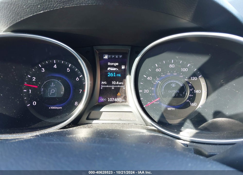 2013 HYUNDAI SANTA FE LIMITED VIN: KM8SR4HF9DU005626