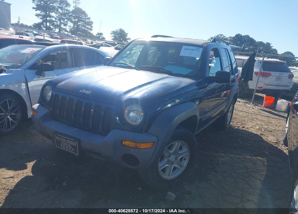 2004 JEEP LIBERTY SPORT VIN: 1J8GK48K84W329482