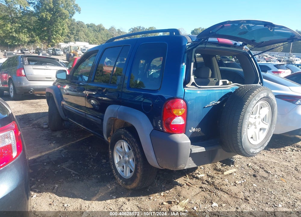 2004 JEEP LIBERTY SPORT VIN: 1J8GK48K84W329482
