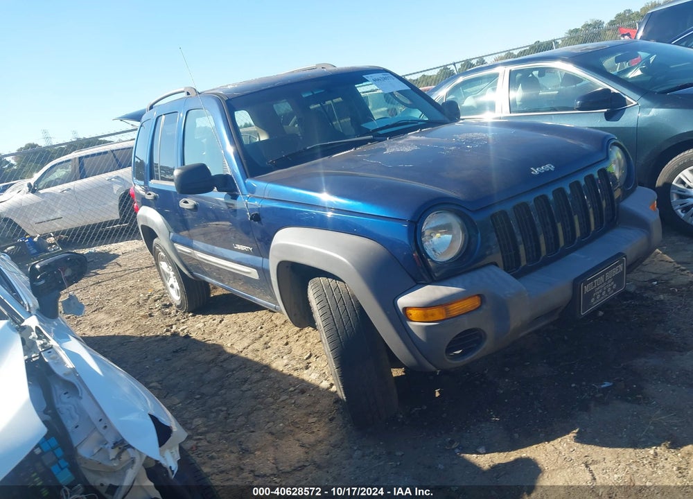 2004 JEEP LIBERTY SPORT VIN: 1J8GK48K84W329482