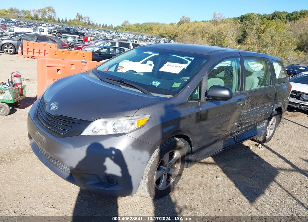2013 TOYOTA SIENNA L V6 7 PASSENGER VIN: 5TDZK3DC7DS373157