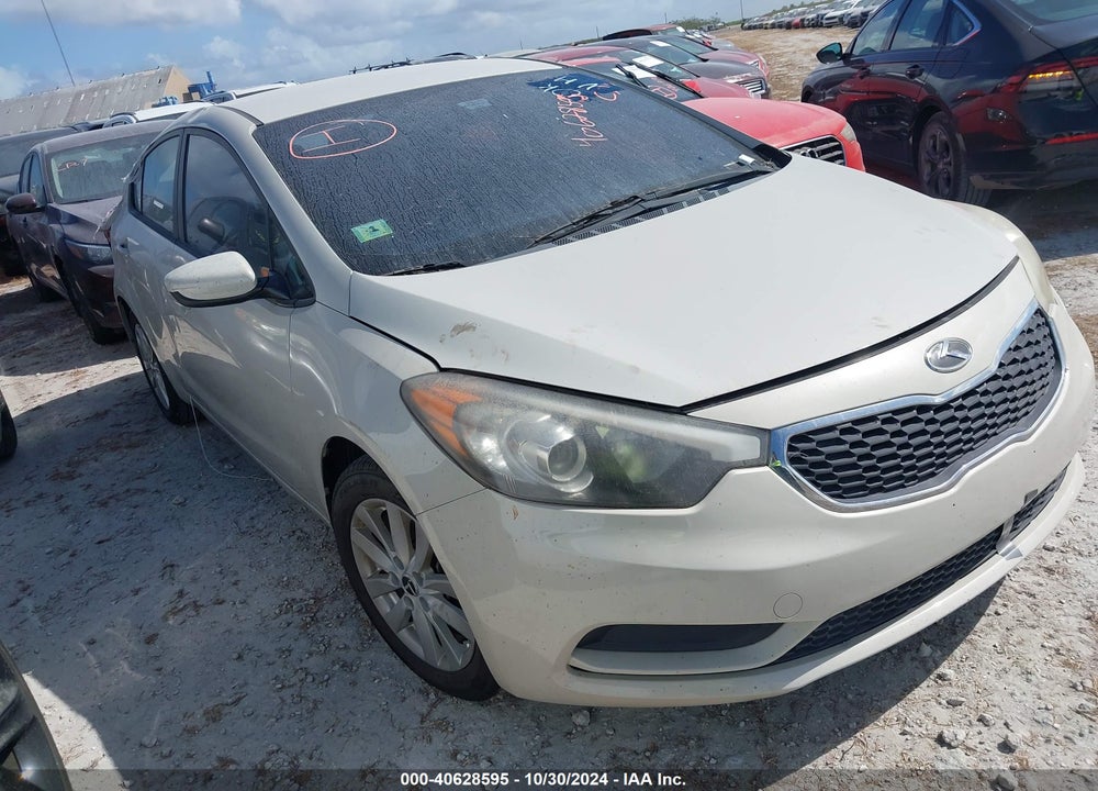 2014 KIA FORTE LX VIN: KNAFK4A60E5117356