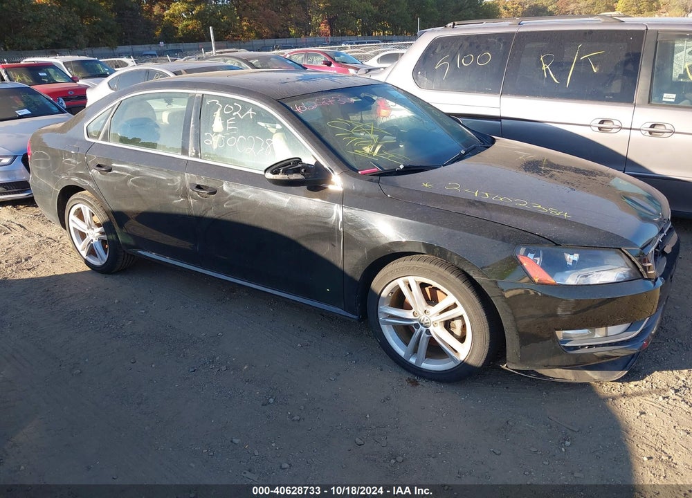 2012 VOLKSWAGEN PASSAT 3.6L V6 SE VIN: 1VWBM7A36CC068785