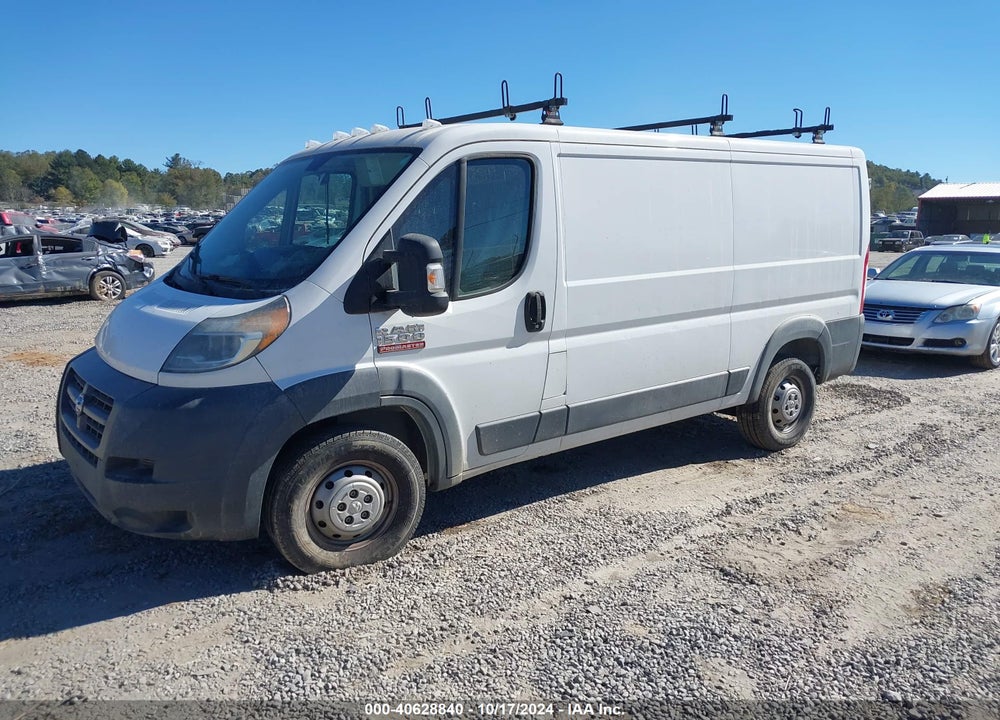 2017 RAM PROMASTER 1500 LOW ROOF 136 WB VIN: 3C6TRVAG8HE509775