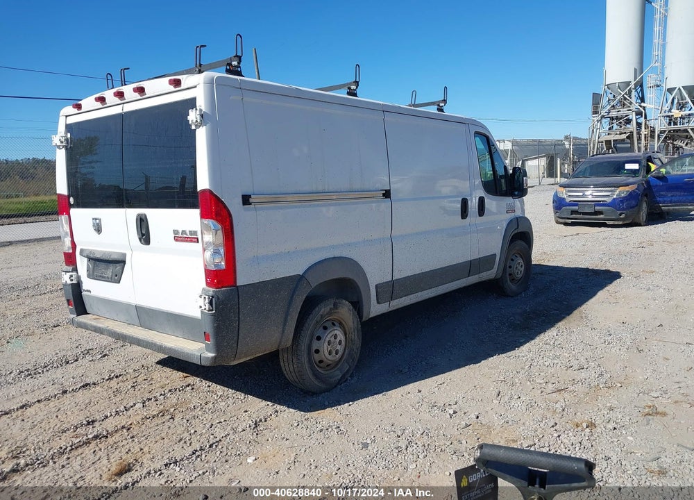 2017 RAM PROMASTER 1500 LOW ROOF 136 WB VIN: 3C6TRVAG8HE509775
