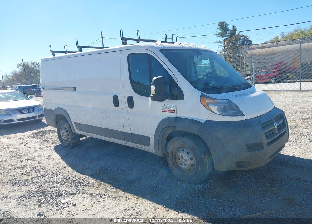 2017 RAM PROMASTER 1500 LOW ROOF 136 WB VIN: 3C6TRVAG8HE509775