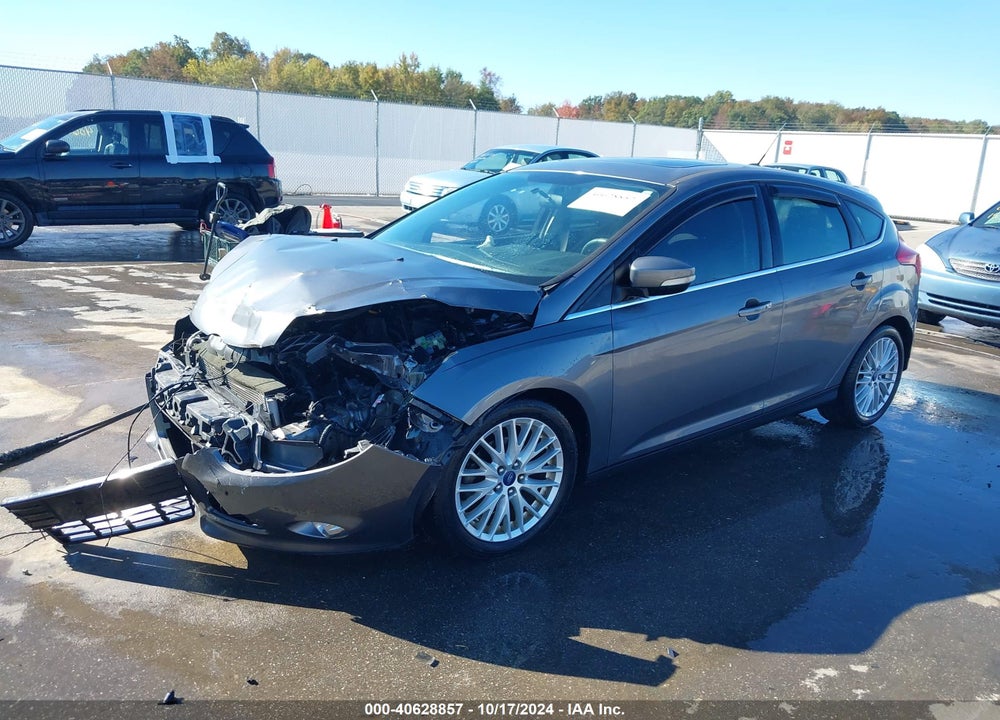 2014 FORD FOCUS TITANIUM VIN: 1FADP3N2XEL458245
