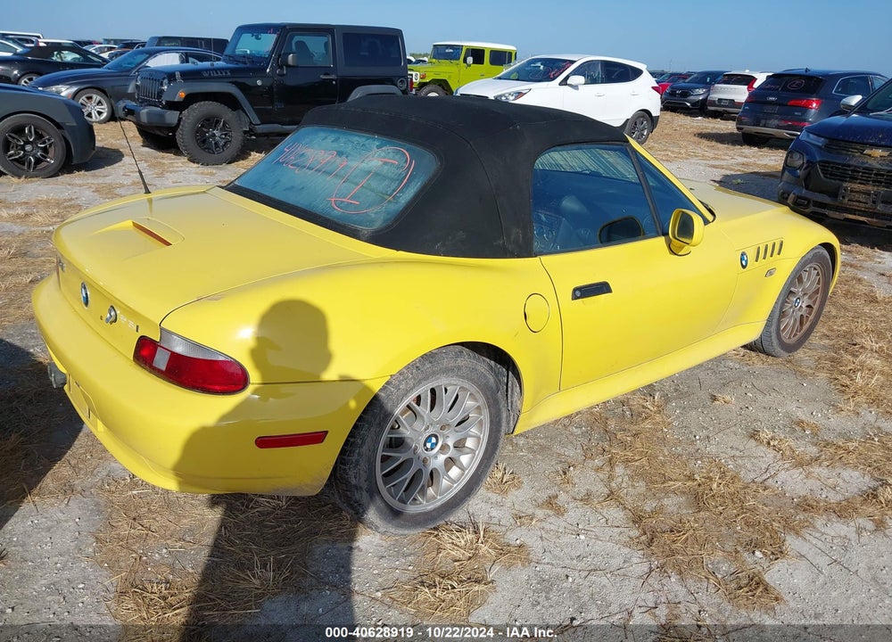 2001 BMW Z3 2.5I VIN: WBACN33411LK46003