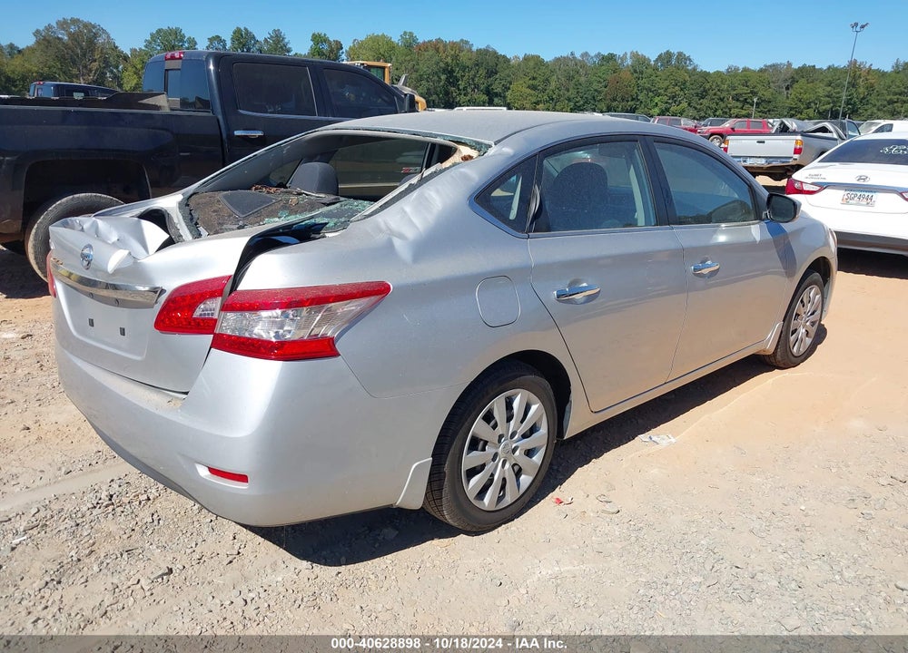 2015 NISSAN SENTRA S VIN: 3N1AB7AP6FY374486