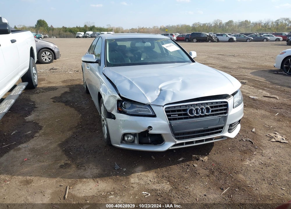 2012 AUDI A4 2.0T PREMIUM VIN: WAUBFAFL0CN008828