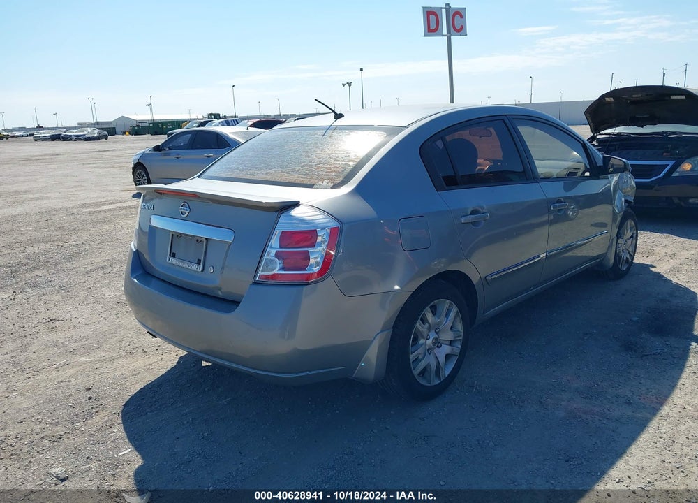 2012 NISSAN SENTRA 2.0 S VIN: 3N1AB6AP2CL734288