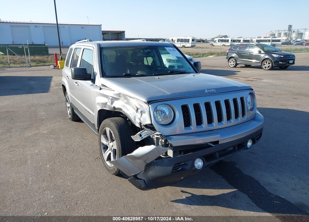 2017 JEEP PATRIOT HIGH ALTITUDE FWD VIN: 1C4NJPFAXHD152822