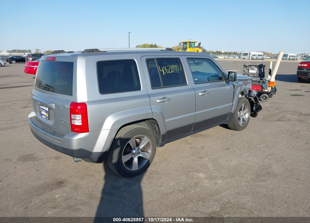 2017 JEEP PATRIOT HIGH ALTITUDE FWD VIN: 1C4NJPFAXHD152822