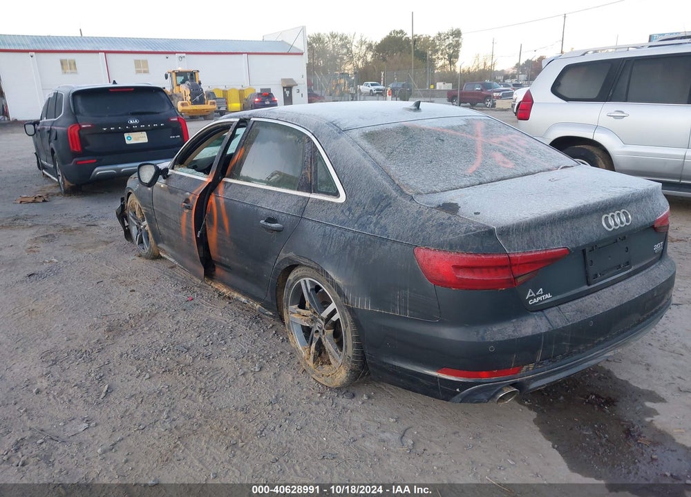 2018 AUDI A4 2.0T PREMIUM VIN: WAUFNAF47JA062032