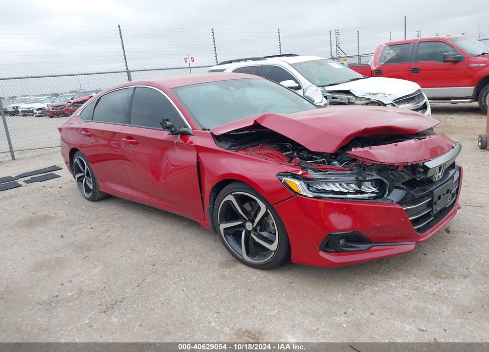 2022 HONDA ACCORD SPORT VIN: 1HGCV1F3XNA030437