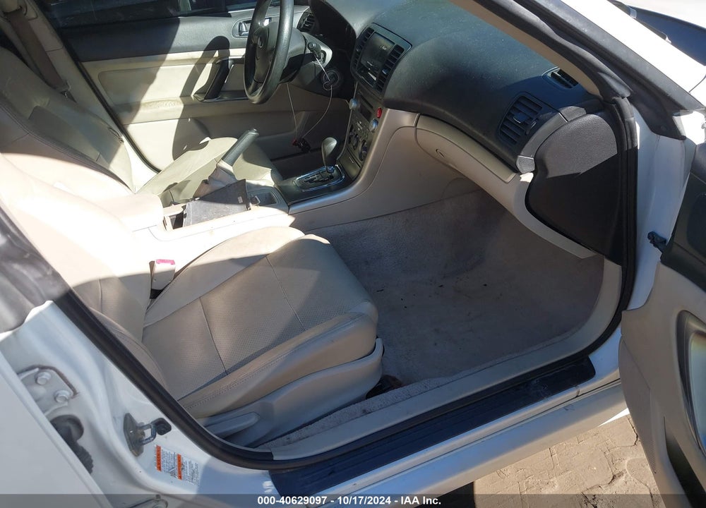 2008 SUBARU LEGACY 2.5I VIN: 4S3BL616187212222