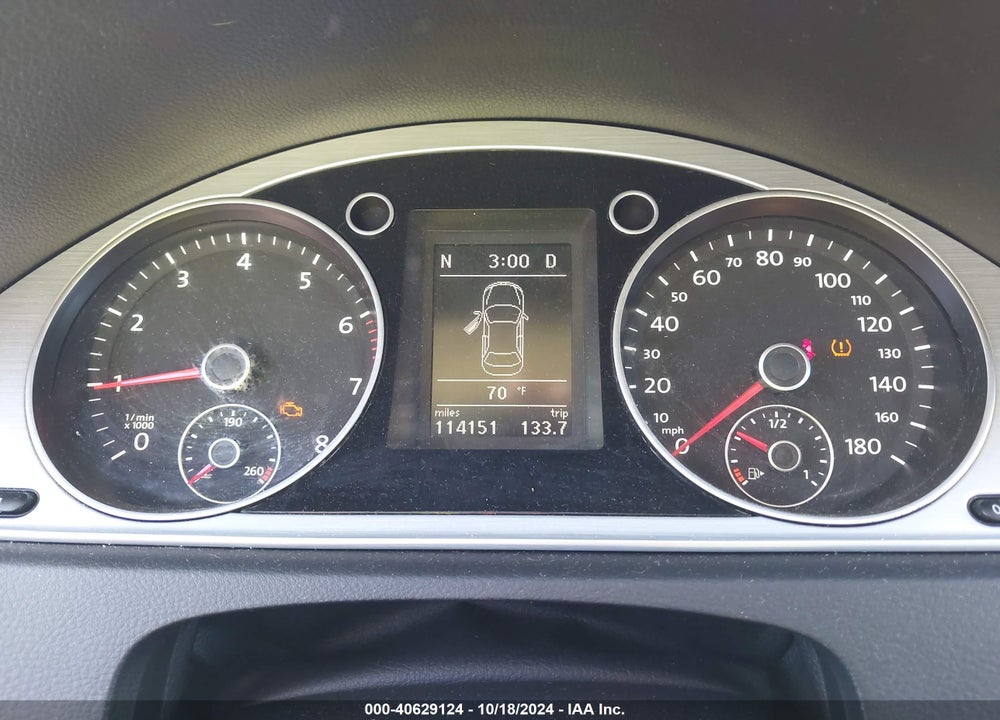 2013 VOLKSWAGEN CC 2.0T SPORT PLUS VIN: WVWBP7AN1DE506582