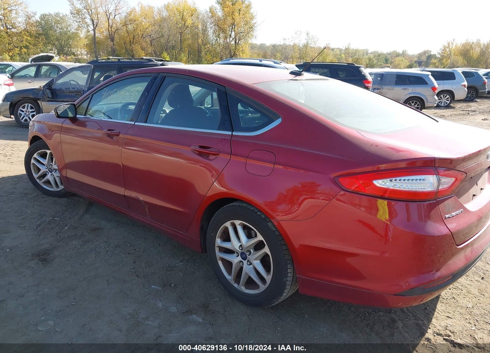 2014 FORD FUSION SE VIN: 3FA6P0HDXER237539