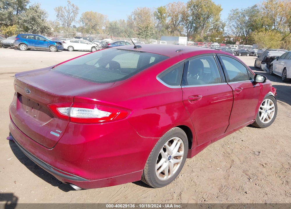 2014 FORD FUSION SE VIN: 3FA6P0HDXER237539
