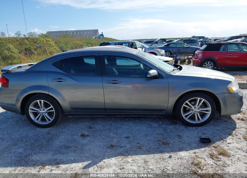 2012 DODGE AVENGER SXT PLUS VIN: 1C3CDZEG5CN126328