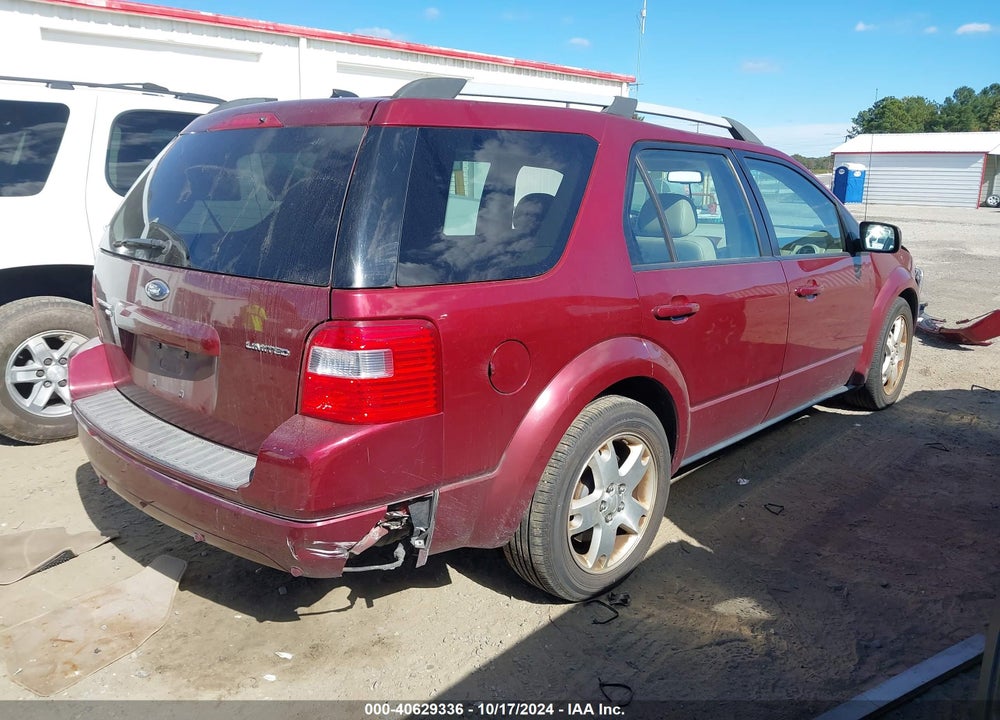 2007 FORD FREESTYLE LIMITED VIN: 1FMDK06127GA33445