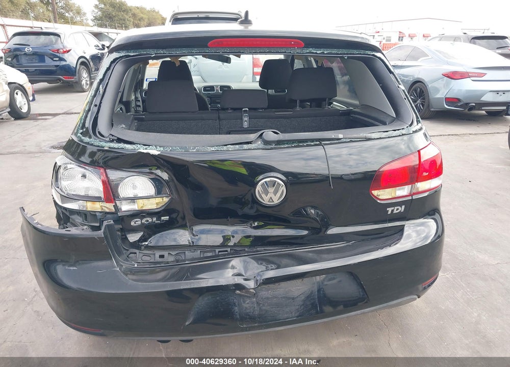 2013 VOLKSWAGEN GOLF 2.0L TDI 4-DOOR VIN: WVWDM7AJ1DW091319