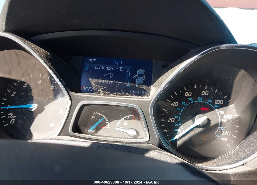 2013 FORD ESCAPE SE VIN: 1FMCU0GX7DUC76917