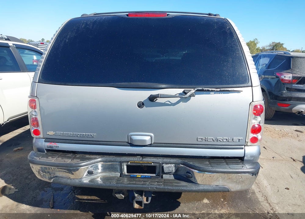 2005 CHEVROLET SUBURBAN 1500 LT VIN: 3GNFK16ZX5G226055