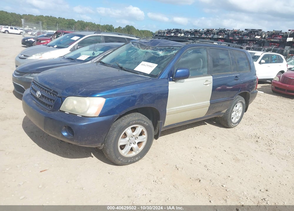 2003 TOYOTA HIGHLANDER V6 VIN: JTEHF21A230152267