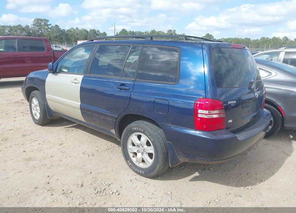 2003 TOYOTA HIGHLANDER V6 VIN: JTEHF21A230152267