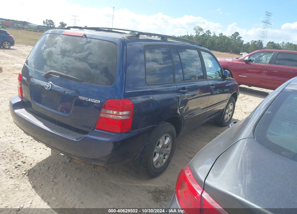 2003 TOYOTA HIGHLANDER V6 VIN: JTEHF21A230152267
