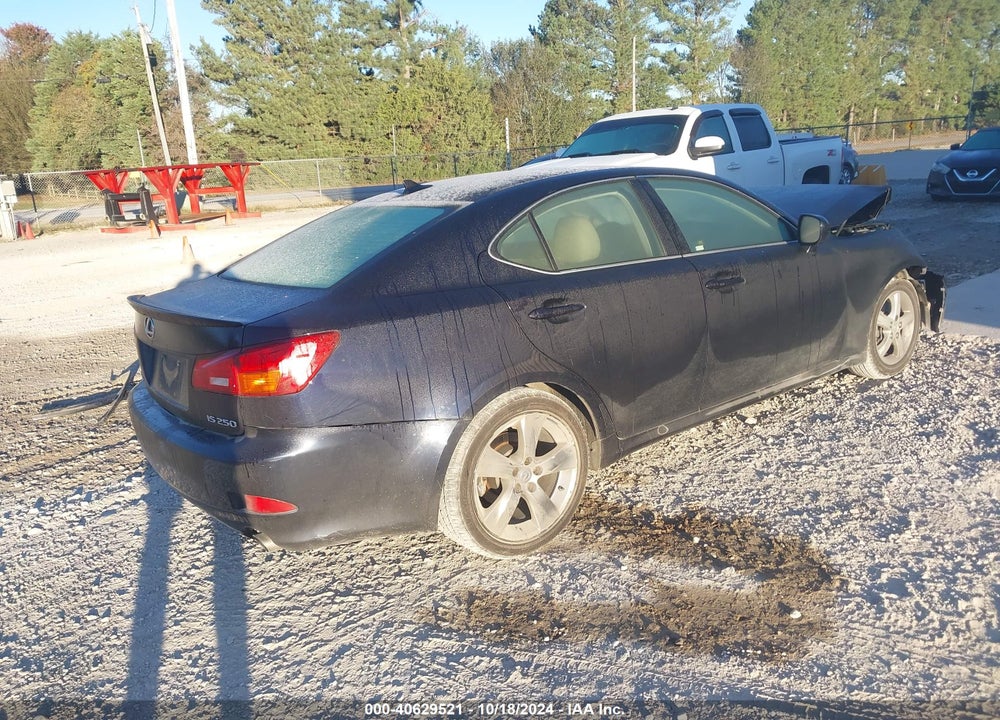 2007 LEXUS IS 250 VIN: JTHBK262572037940