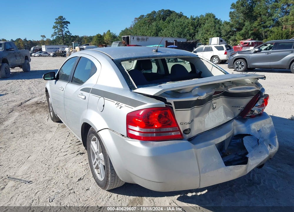 2010 DODGE AVENGER R/T VIN: 1B3CC5FBXAN102616