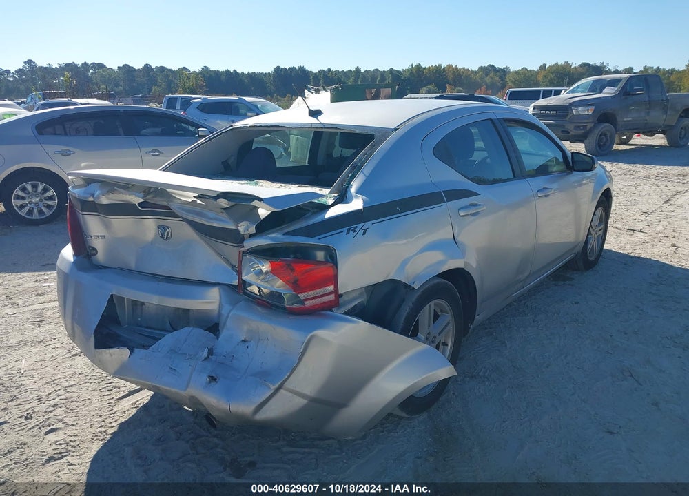 2010 DODGE AVENGER R/T VIN: 1B3CC5FBXAN102616