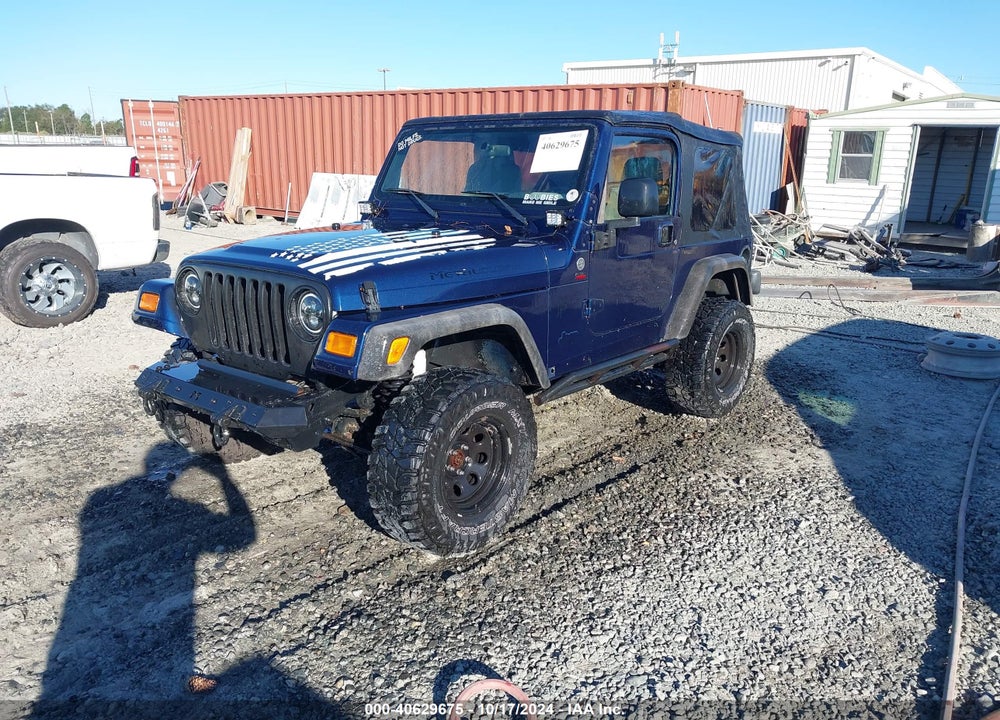 2006 JEEP WRANGLER X VIN: 1J4FA39S56P779662