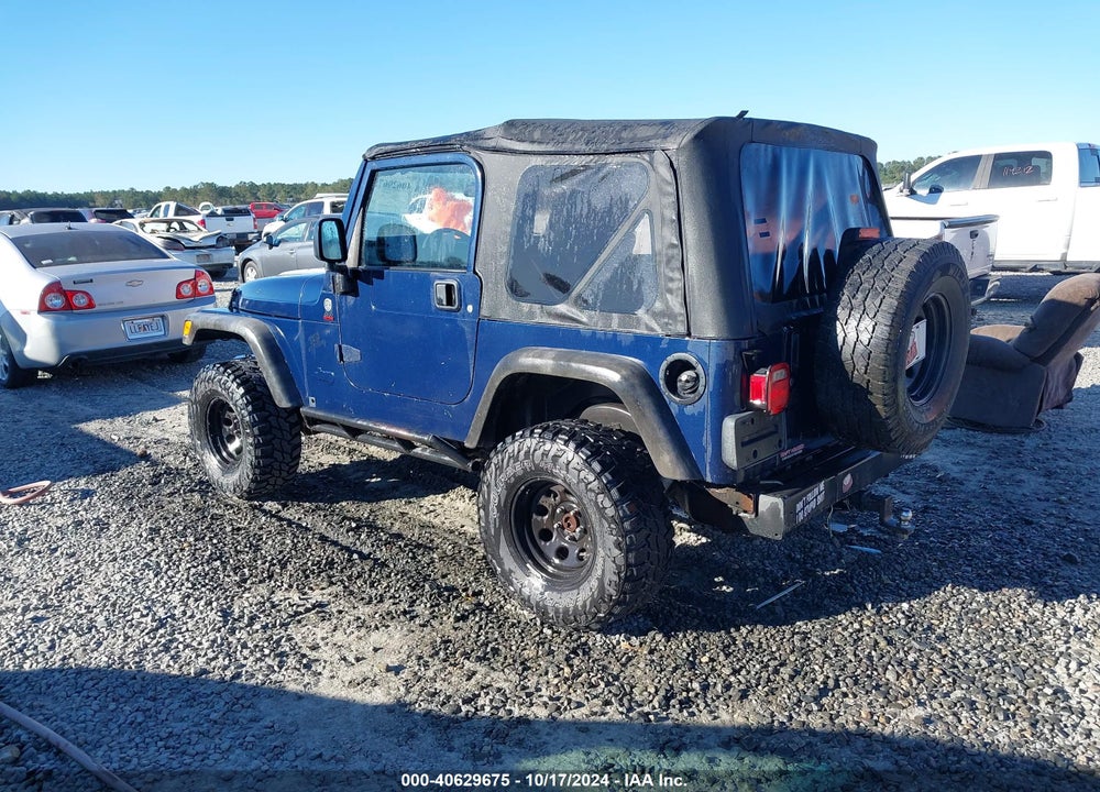 2006 JEEP WRANGLER X VIN: 1J4FA39S56P779662