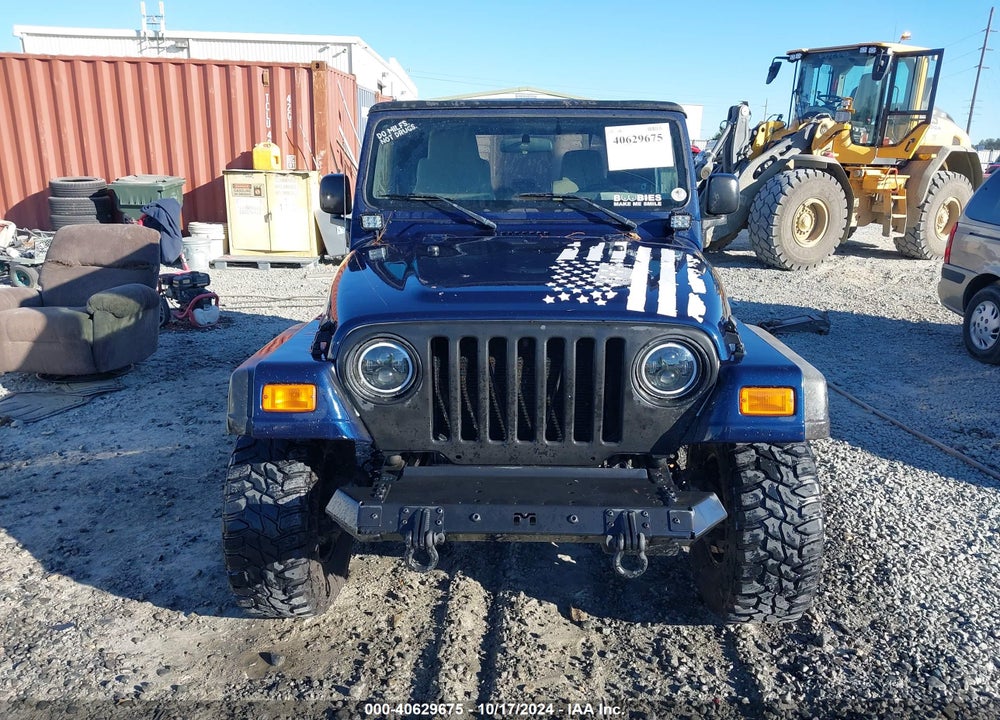 2006 JEEP WRANGLER X VIN: 1J4FA39S56P779662