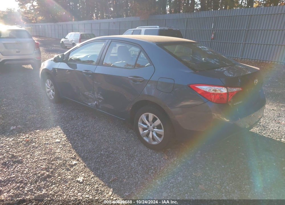 2015 TOYOTA COROLLA LE VIN: 2T1BURHE3FC461810