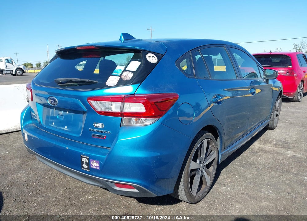 2018 SUBARU IMPREZA VIN: 4S3GTAM60J3737919